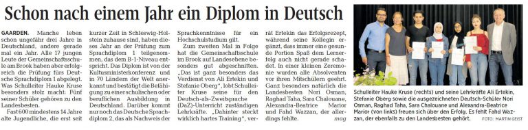 Kieler Nachrichten vom 3.7.2019